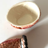 Vintage Thanksgiving Tureen Small Ceramic Turkey Centerpiece
