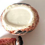 Vintage Thanksgiving Tureen Small Ceramic Turkey Centerpiece