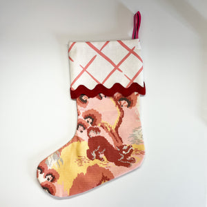 Old Peking Bahama Pink Christmas Stocking