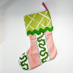 Harbor Trail Bahama Pink Christmas Stocking