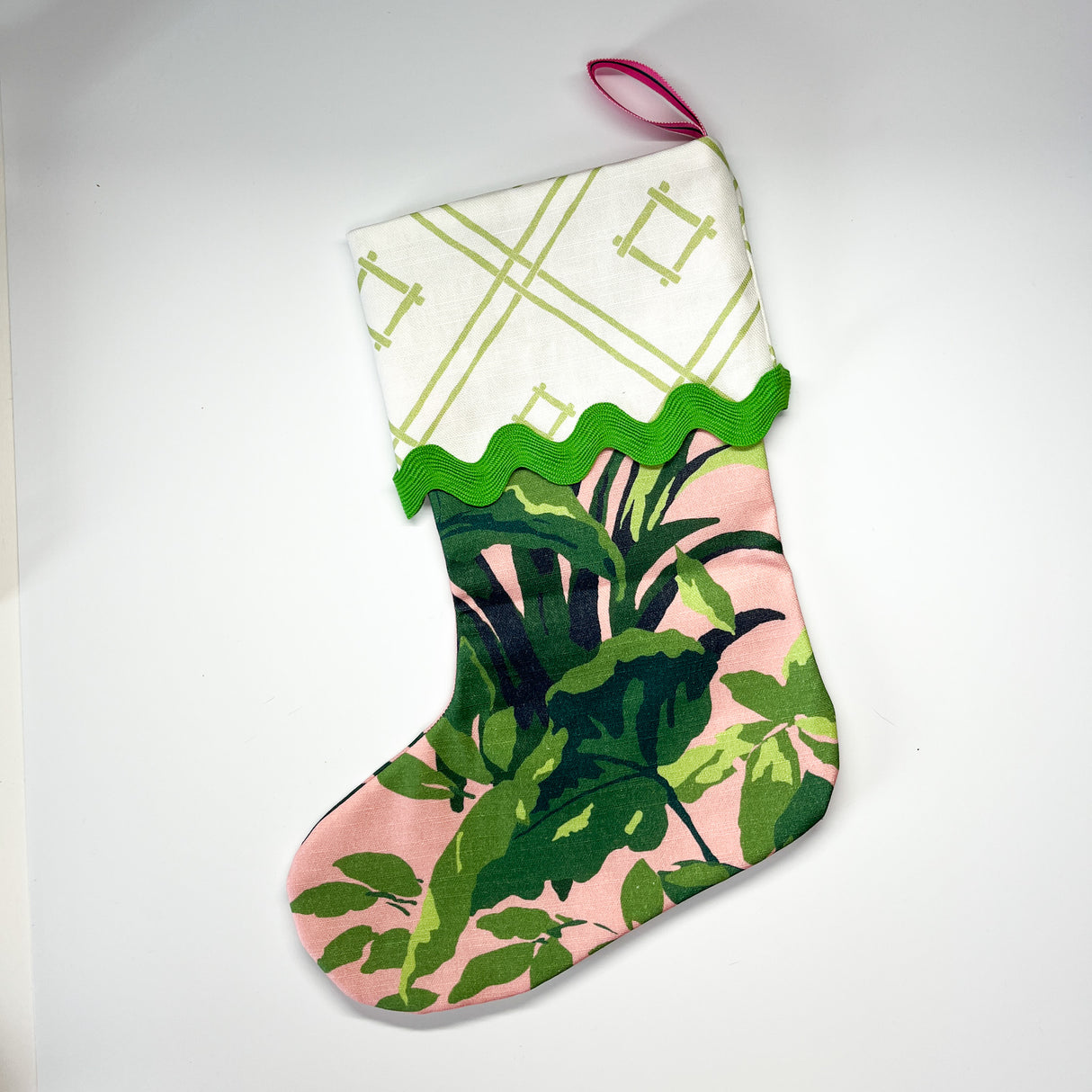 Jungle Road Bahama Pink Christmas Stocking