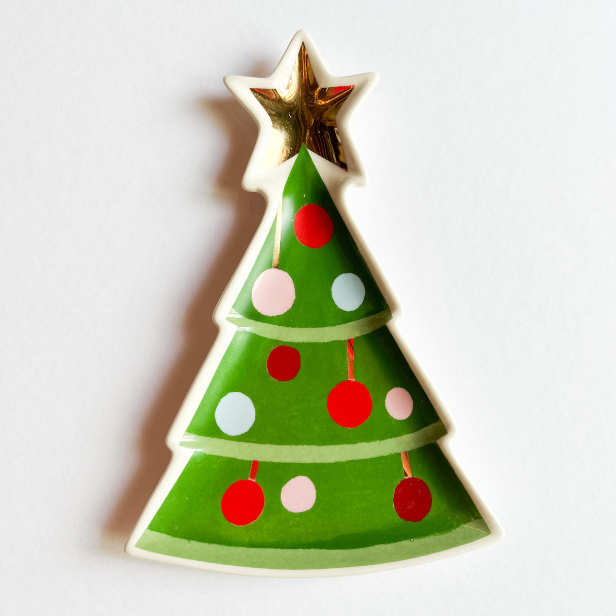 Christmas Tree Ceramic Accent Plate