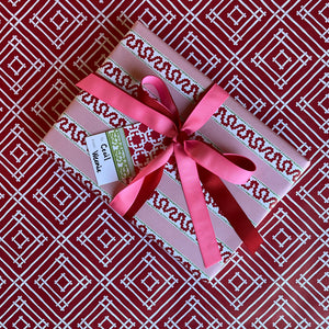 Harbor Trail Pink/Red Gift Wrapping Paper