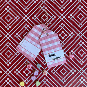 Gin Lane Pink Christmas Gift Tags, Pack of 10