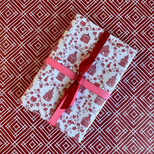 Into The Garden Pink Wrapping Paper