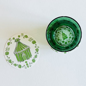 Into the Garden Round Paper Coasters