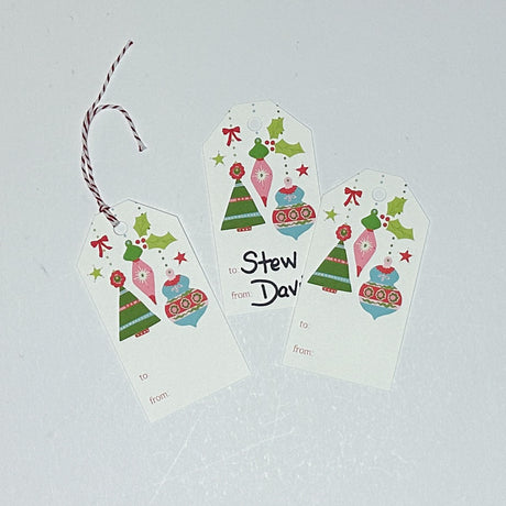 Darling Ornaments Christmas Gift Tags, Pack of 10