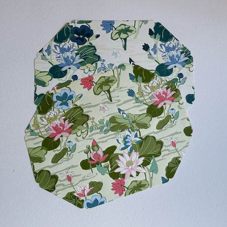 Lily Pond Lane Octagonal Paper Placemats, Pad of 10