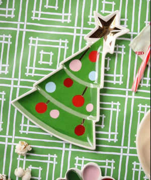 Christmas Tree Accent Plate