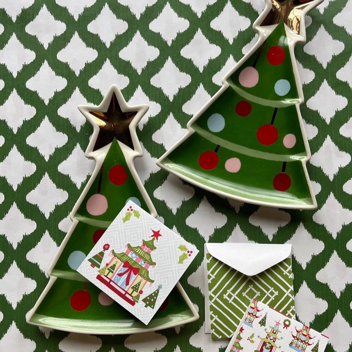 Christmas Tree Plates