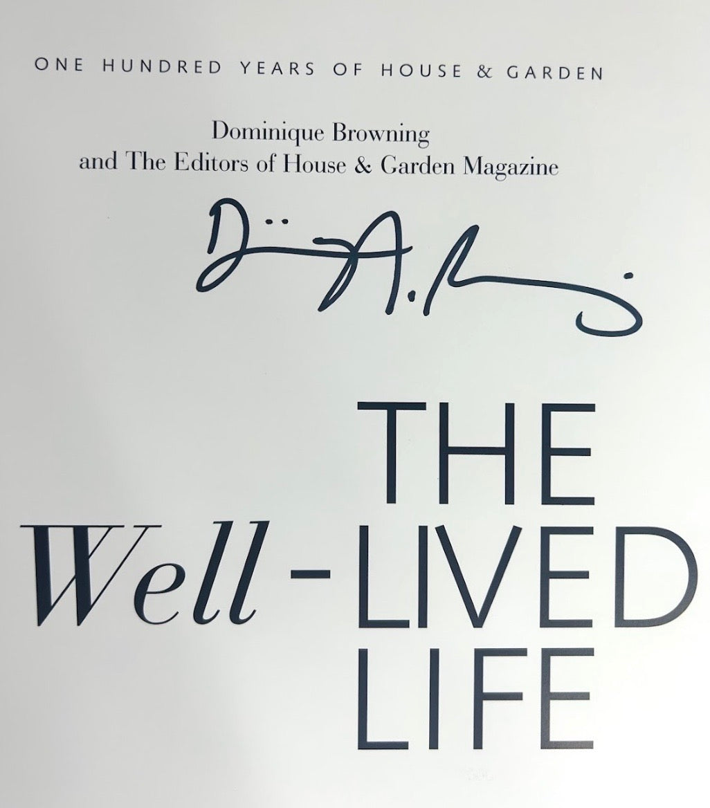Signed Copy, The Well-Lived Life Hardcover Book