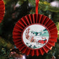 Paper Fan Holiday Icon Ornaments, Set of 3