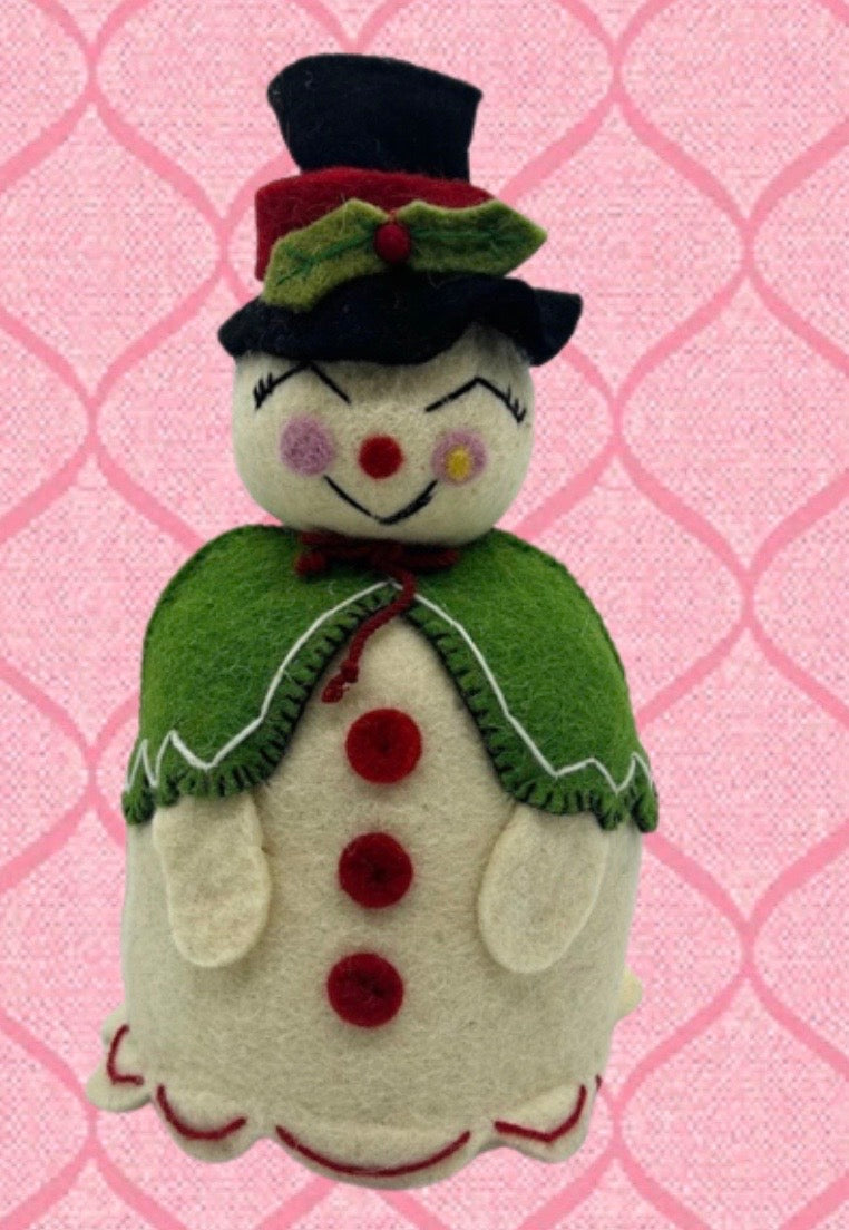 Jolly Snowman Table Centerpiece