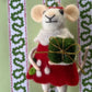 Holiday Mice Ornaments, Set of 2