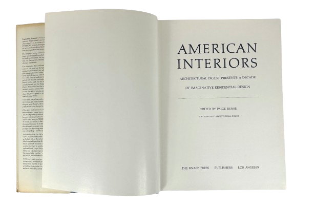 American Interiors and Best In Decoration, Set of 2