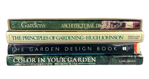 Vintage Gardening Books, Set of 4