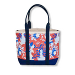Imperial Palace red canvas tote bag