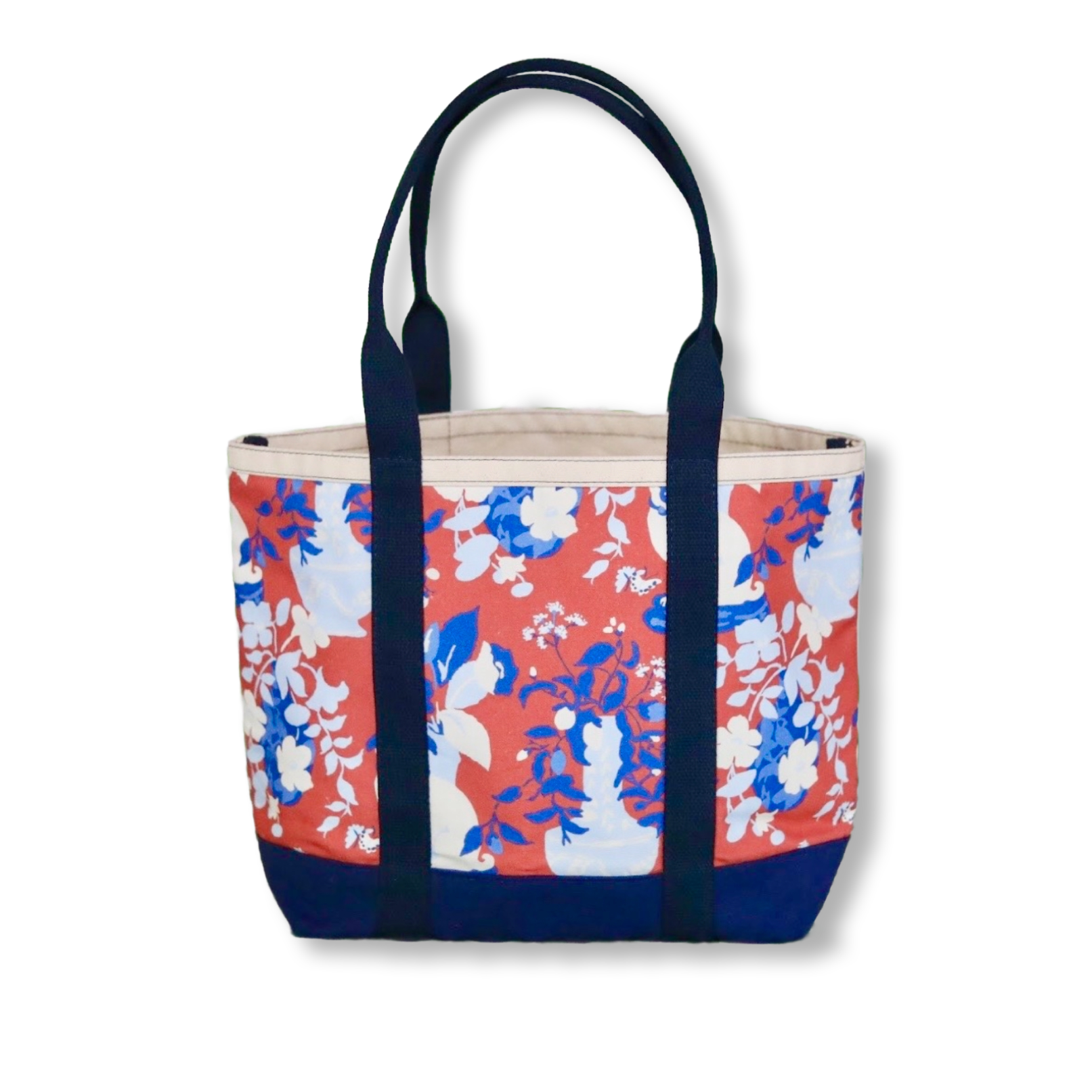 Imperial Palace red canvas tote bag