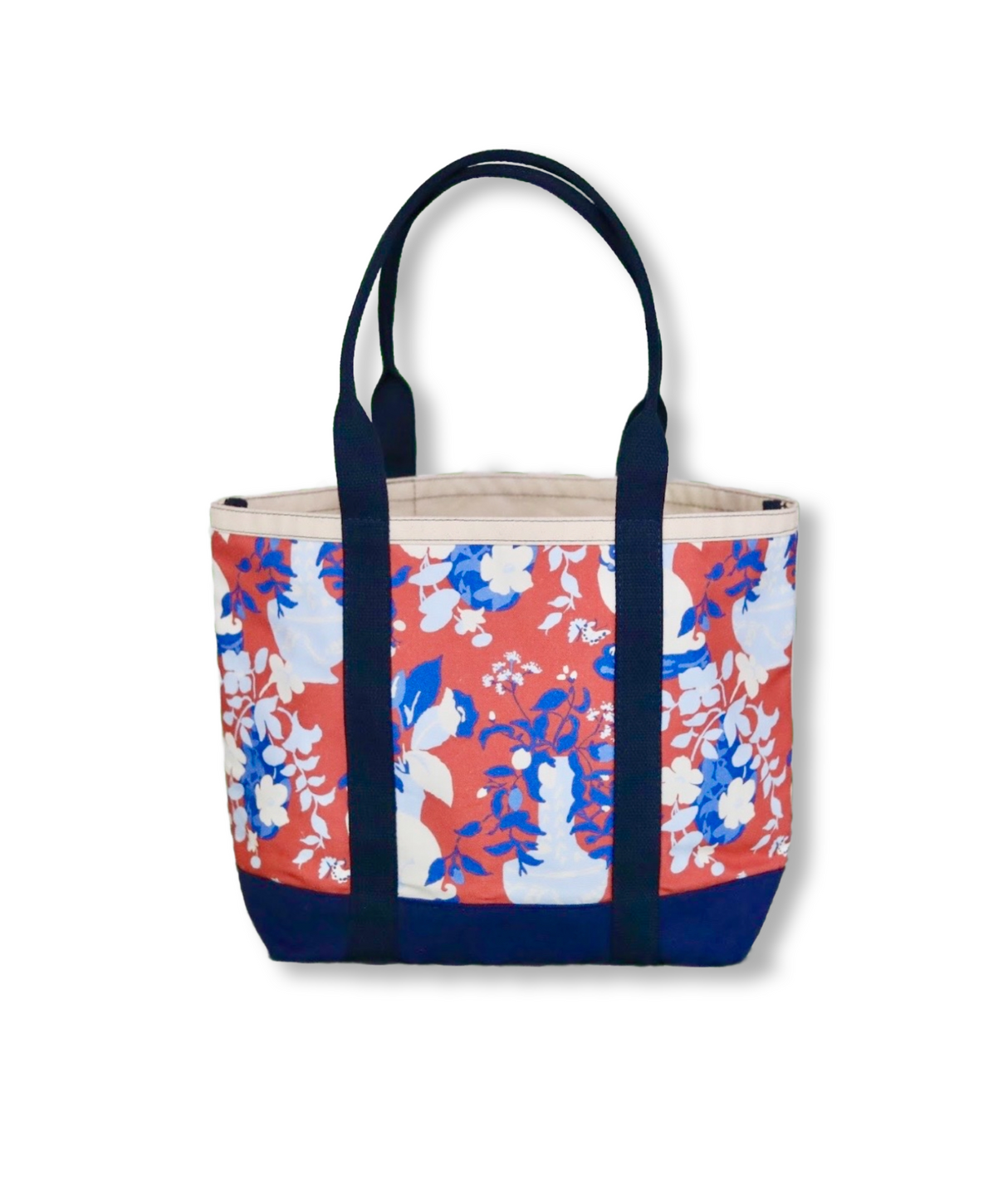 Imperial Palace red canvas tote bag
