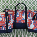 Imperial Palace canvas tote bag trio