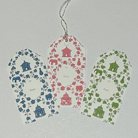 Imperial Palace Floral Chinoiserie Gift Tags