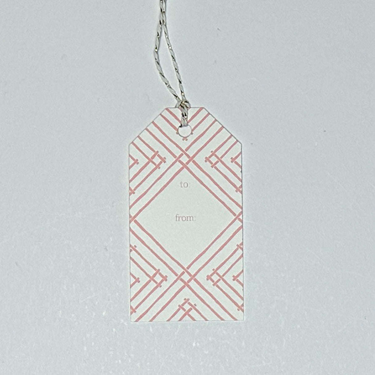 Island House Reverse Southampton Pink Gift Tags, Pack of 10