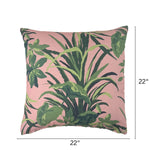 Jungle Road Bahama outdoor pillow, 22 by 22 inches.