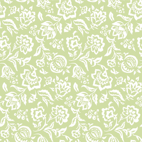 Hampton Court Unpasted Wallpaper, 9-yard roll