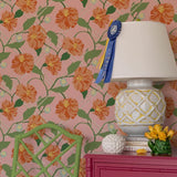 Runaway Bay Unpasted Wallpaper - Candyfloss Pink