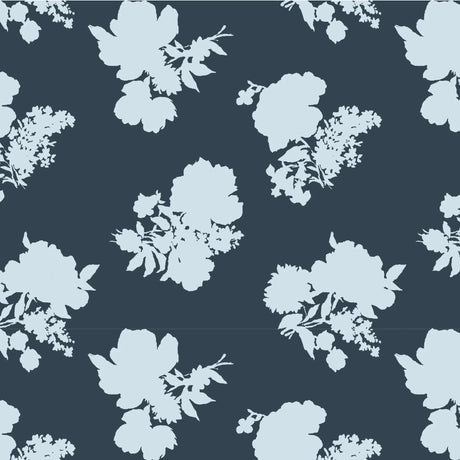 Swan’s Island Silhouette Unpasted Wallpaper, 9-yard roll