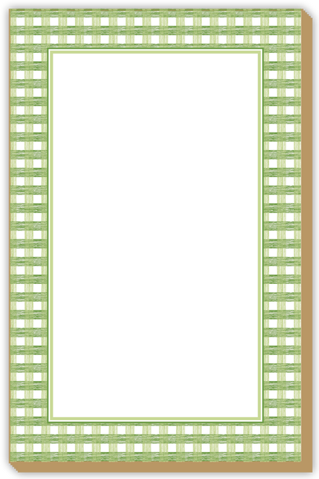 Gingham Check Large Notepads