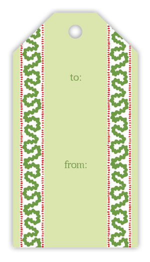 Harbor Trail Meadow Green Christmas Gift Tags, Pack of 10