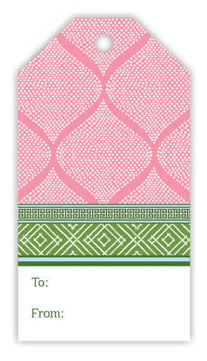 Pink Fez Gift Tags, Pack of 10