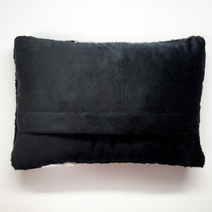 Witch Shoes Hooked-Wool Halloween Throw Pillow