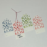 Club House Gift Tags, Pack of 10 - Red
