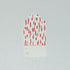 A pink gift tag with a geometric pattern, displayed on a white background