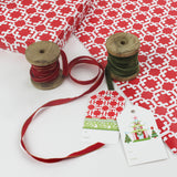 Monserrat Lacquer Red Gift Wrapping Paper