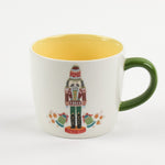 Ceramic Mug with a Nutcracker and Bells design