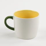 Ceramic Nutcracker Christmas Mug showing the back view