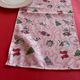 Nutcracker Ribbons Christmas Cloth Table Runner