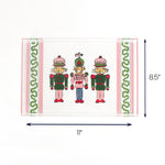 Nutcracker Trio Rectangular Acrylic Tray small with dimension of 11" x 8.5".