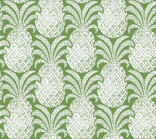 Round Hill Green Outdoor Fabric Sample
