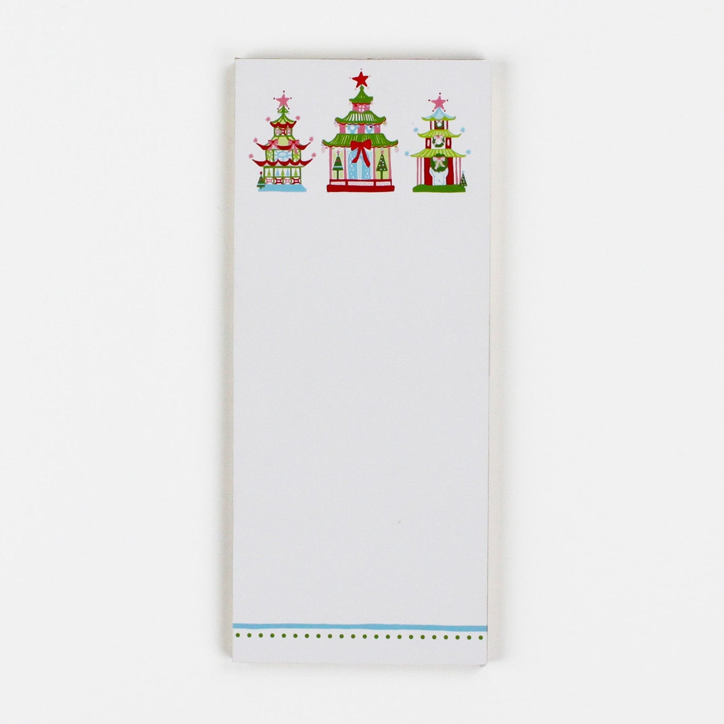 madcap cottage pagodas Christmas skinny Notepads