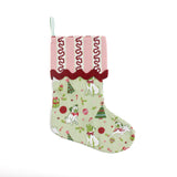 Pug Perfection Christmas Stocking with Ric Rac