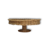 Rattan Pedestal Bowl