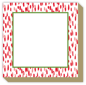 Club House Pink/Red Luxe Christmas Notepad