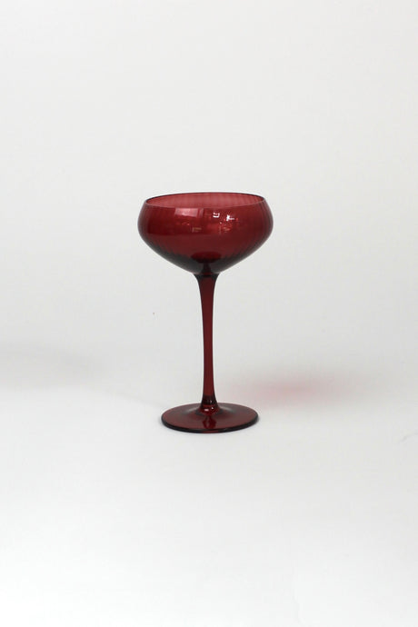 Colored Coupe Glasses