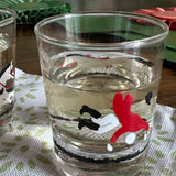 Vintage Horse and Rider Shot Glasses, Set of 8.