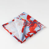 Rock Lobster Blue Cloth Dinner Napkins, Set of 4