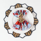 Rock Lobster Blue Cloth Dinner Napkins, Set of 4